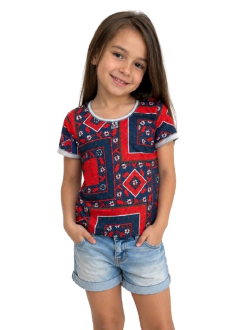 Dolce & Gabbana Junior D&G Girls Graphic T-Shirt Size 4-6Y Made in Italy
